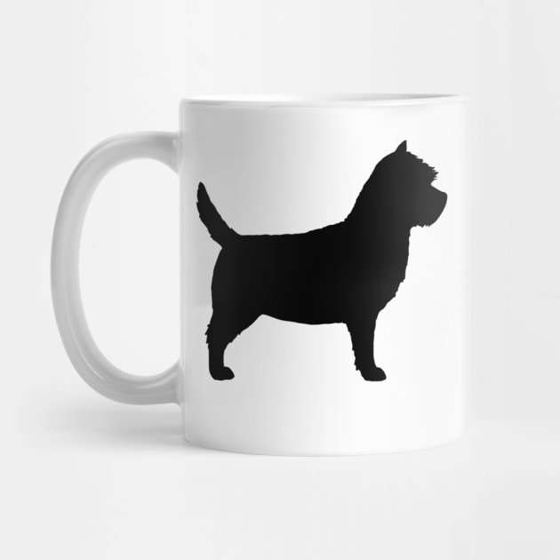 Cairn Terrier Silhouette by Coffee Squirrel